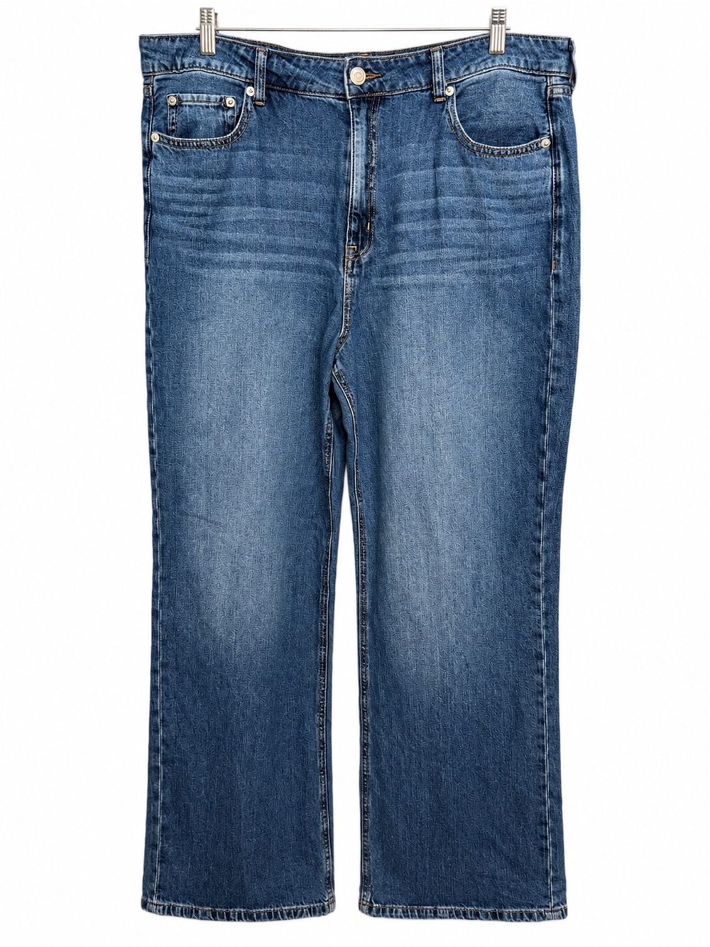 Aéropostale High Rise Wide Leg Jeans Size 16 Dark Wash 34” Inseam Tall Cotton